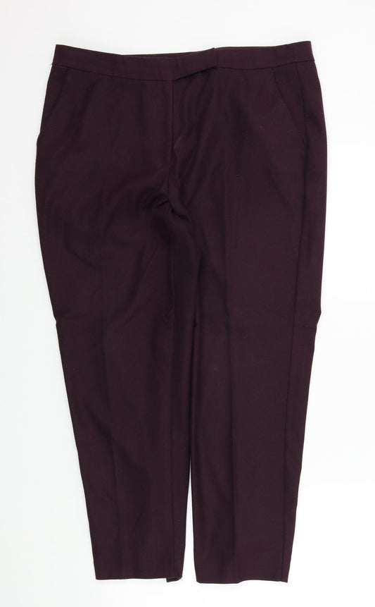 ASOS Womens Pink   Trousers  Size 14 L24 in