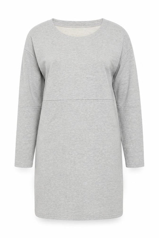 just fab Womens Green Colourblock  Jumper Dress  Size M
