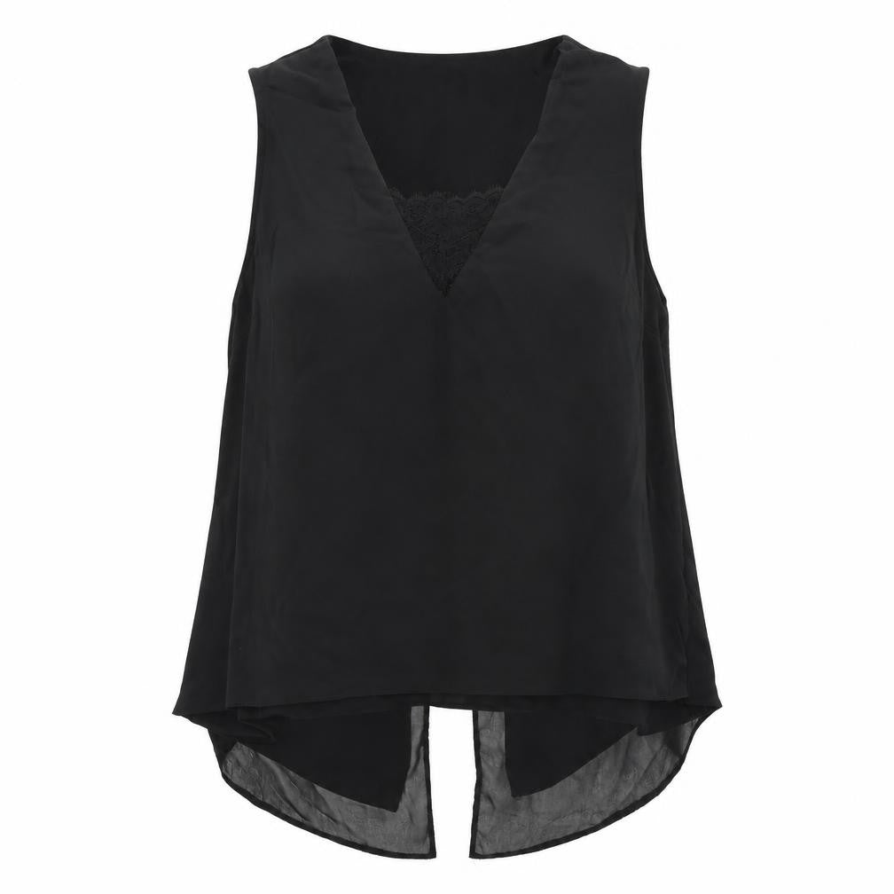Primark Womens Black Colourblock  Basic Blouse Size 12
