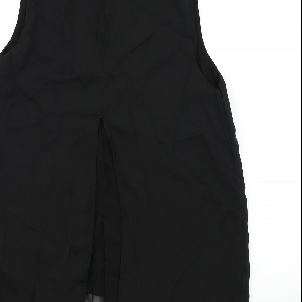 Primark Womens Black Colourblock  Basic Blouse Size 12
