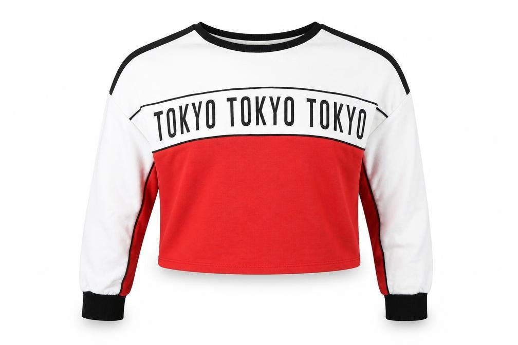 New Look Girls White Colourblock  Pullover Jumper Size 14-15 Years