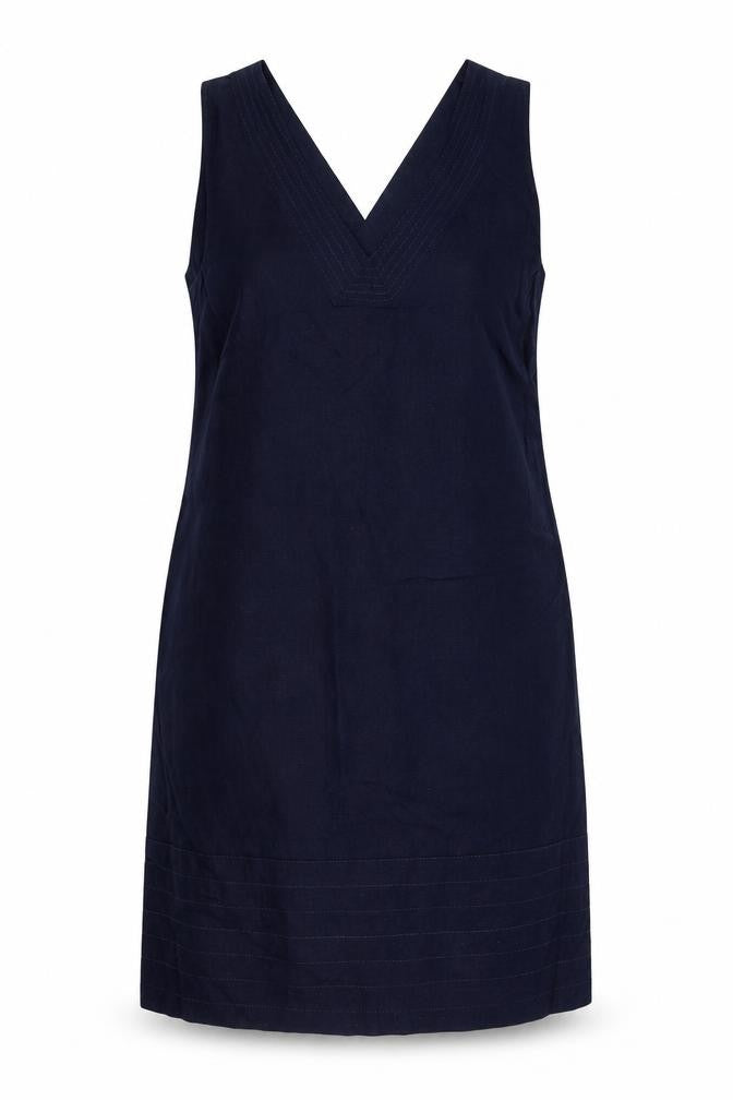 Peacocks Womens Blue Colourblock  A-Line  Size 14