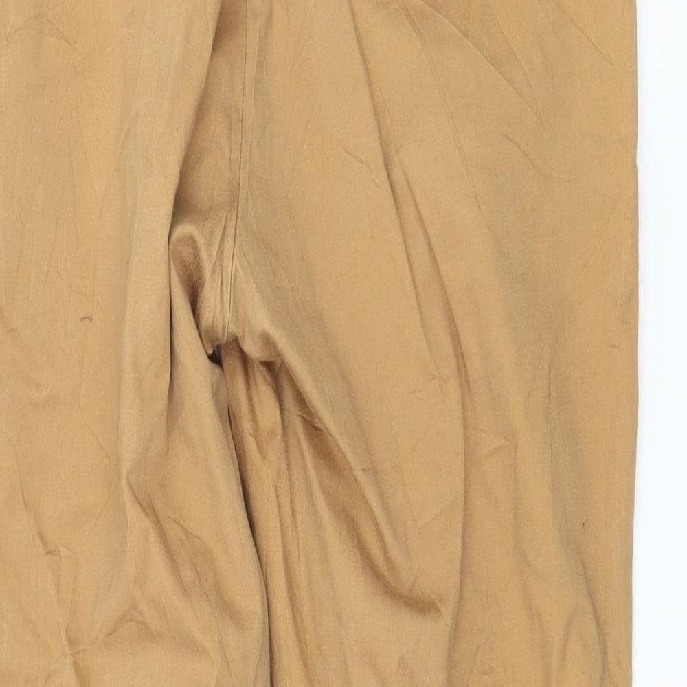 H&M Womens Brown   Capri Trousers Size 12 L24 in