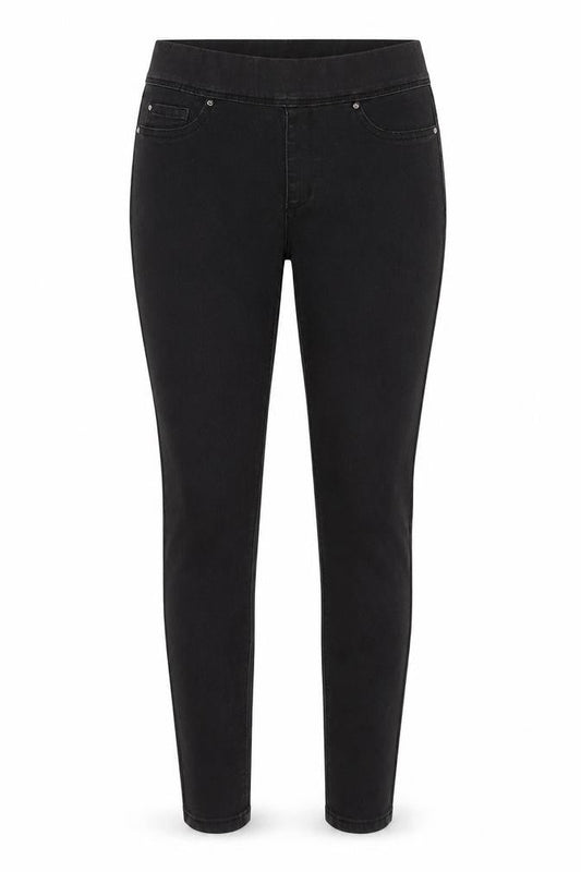 Denim & Co. Womens Black  Denim Jegging Jeans Size 10 L31 in
