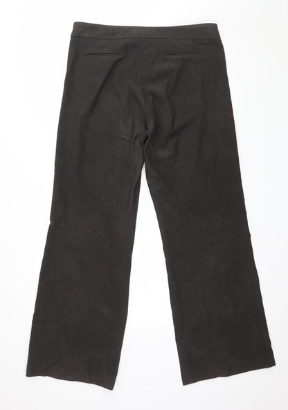Back view of Atmosphere women’s brown trousers, size UK 12, 31-inch leg