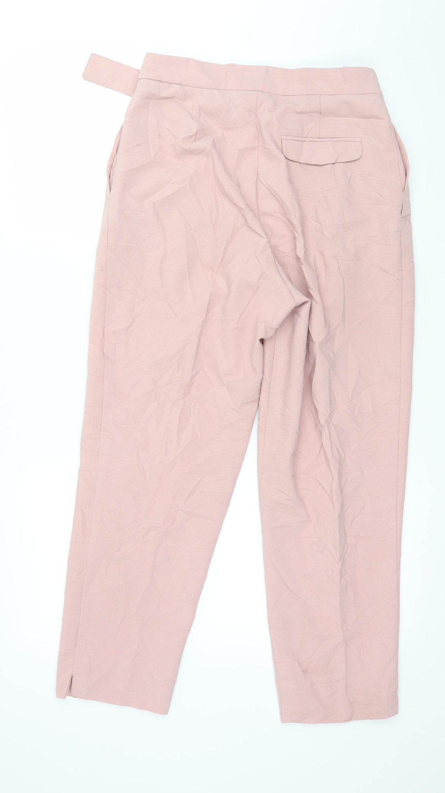 Topshop Womens Pink   Trousers  Size 10 L26 in