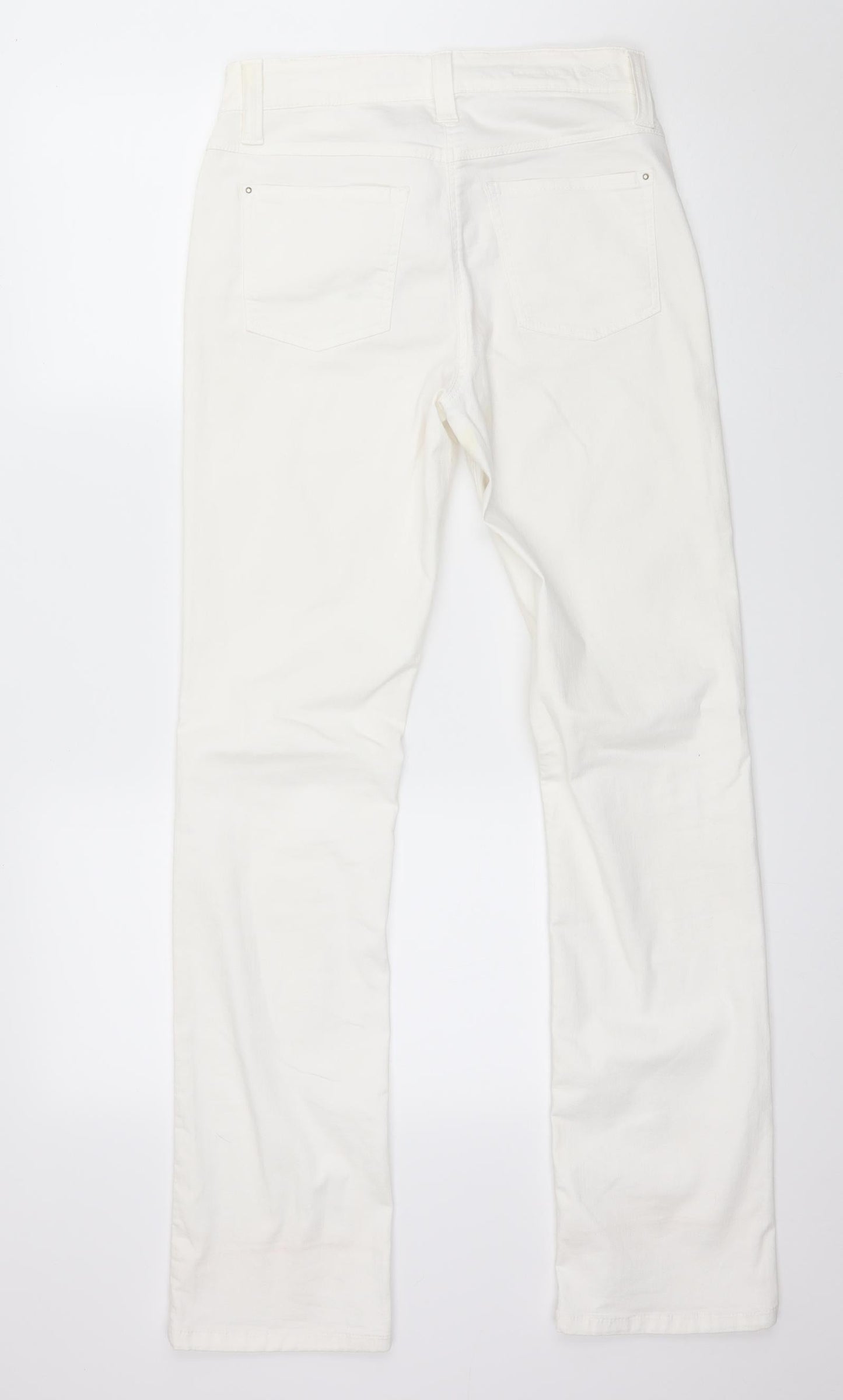Dream Jeans Womens White  Denim Straight Jeans Size 30 in L32 in