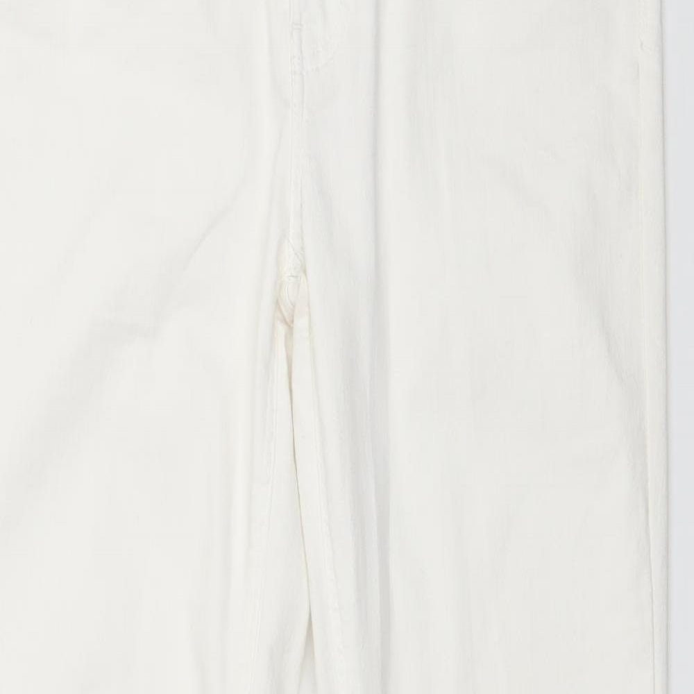 Dream Jeans Womens White  Denim Straight Jeans Size 30 in L32 in