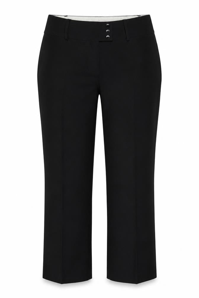 AMARANTO Womens Black   Trousers  Size 14 L28 in