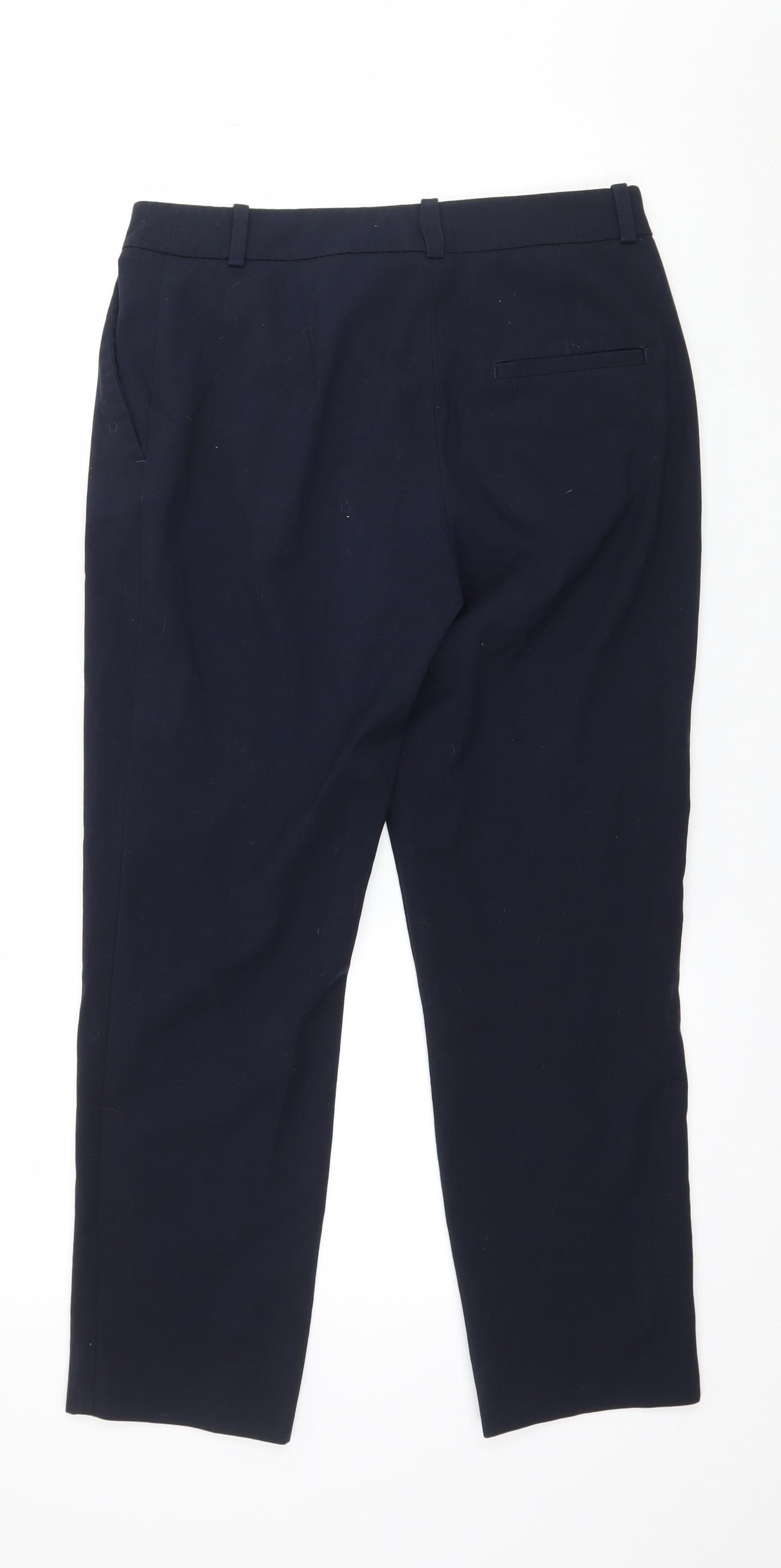 H&M Womens Blue   Trousers  Size 6 L25 in