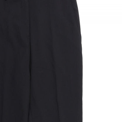 Preworn Womens Black   Trousers  Size 10 L31 in