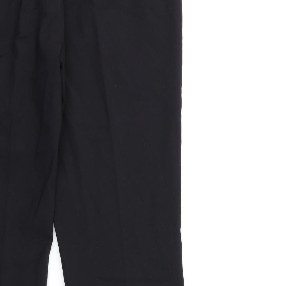 Preworn Womens Black   Trousers  Size 10 L31 in