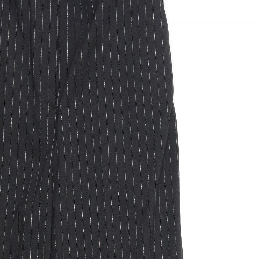 Wardrobe Womens Black Striped  Trousers  Size 14 L31 in