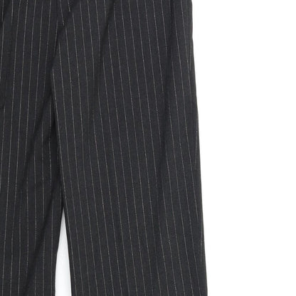 Wardrobe Womens Black Striped  Trousers  Size 14 L31 in