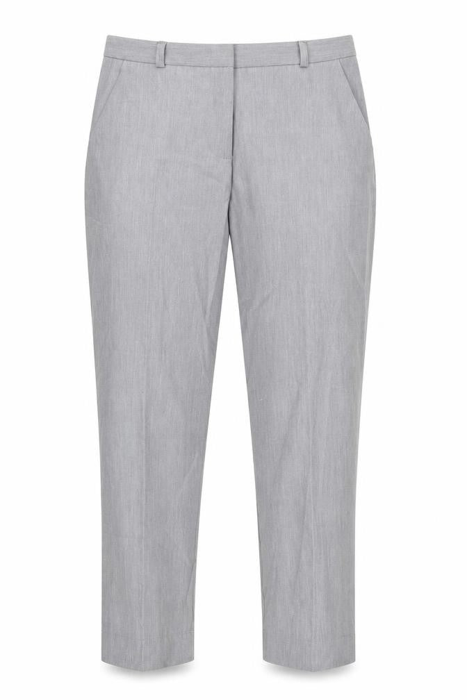 ASOS Womens Grey  Rayon Trousers  Size 8 L23 in