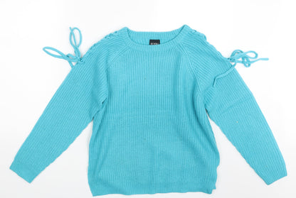 Preloved BEYOU Womens Blue   Pullover Jumper Size 12 - Front