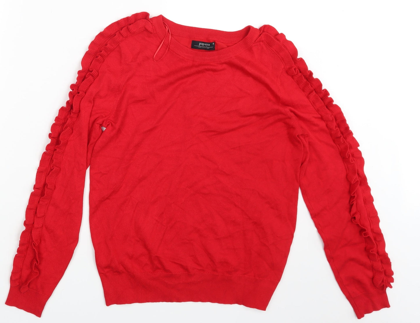 Papaya Womens Red   Pullover Jumper Size 12