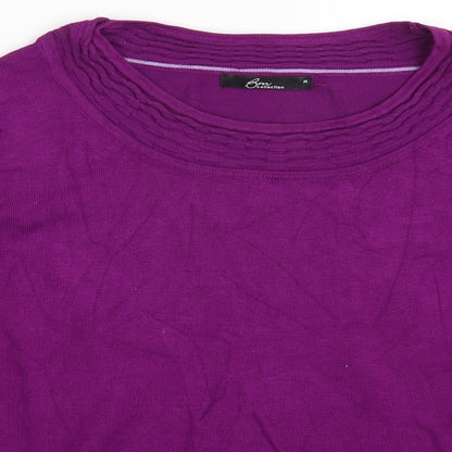 Bonmarché Womens Purple Pullover Sweatshirt Size M