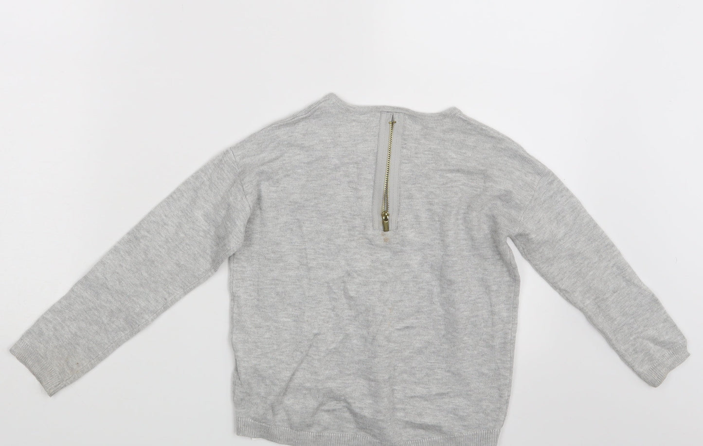 Zara Girls Grey   Pullover Sweatshirt One Size
