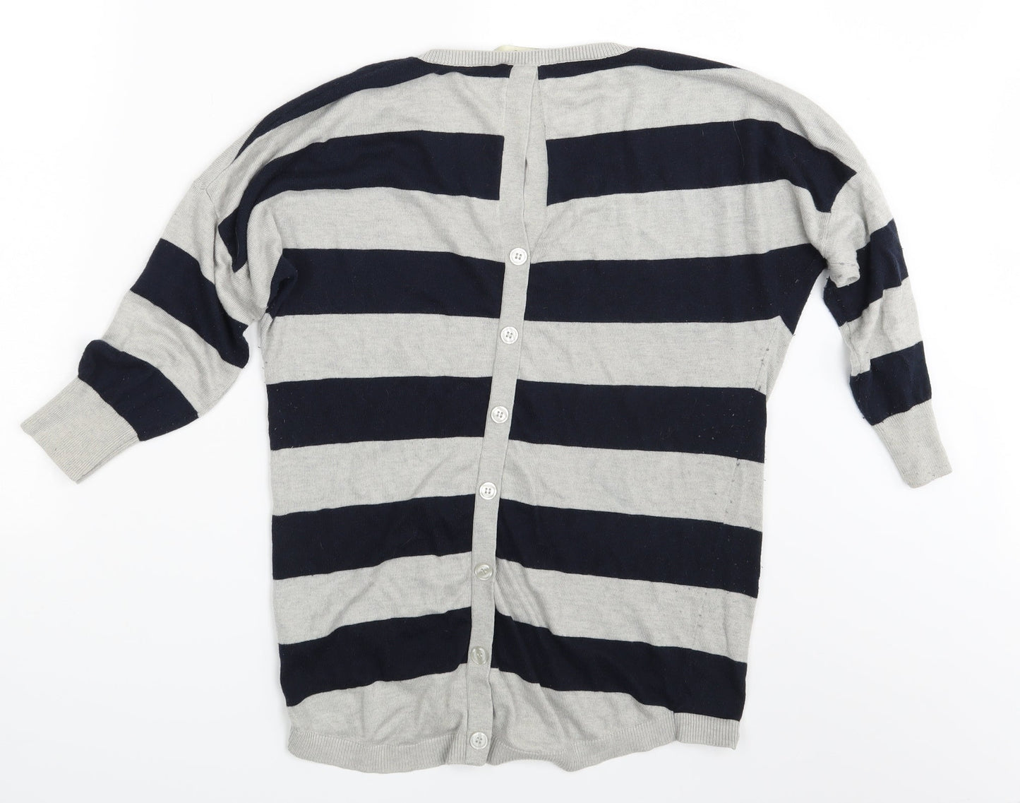 Oasis Womens Multicoloured Striped  Basic T-Shirt Size M