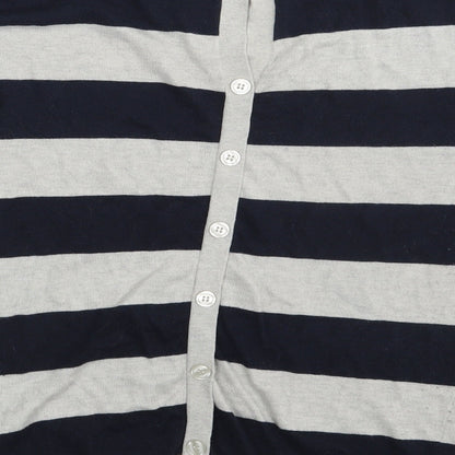 Oasis Womens Multicoloured Striped  Basic T-Shirt Size M