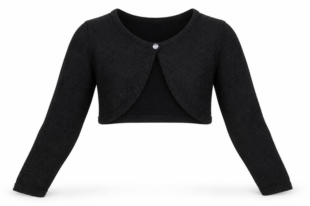 H&M Girls Black   Basic Blouse Size 8-9 Years
