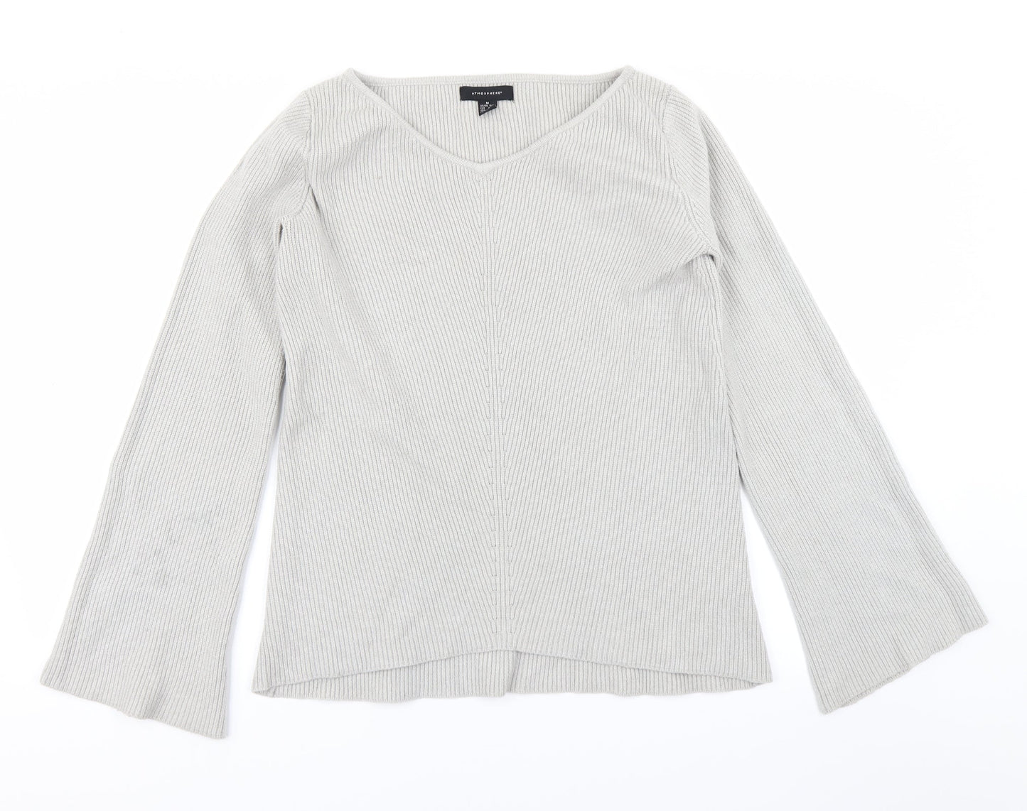 Atmosphere Womens Grey  Knit Pullover Jumper Size M