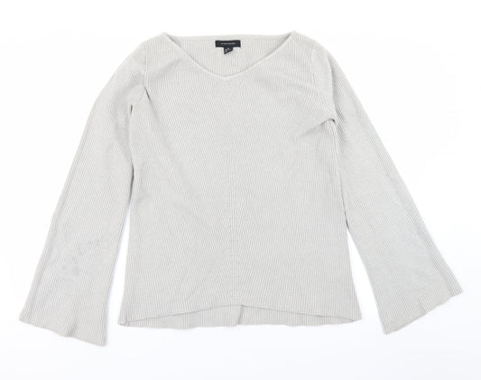 Atmosphere Womens Grey  Knit Pullover Jumper Size M
