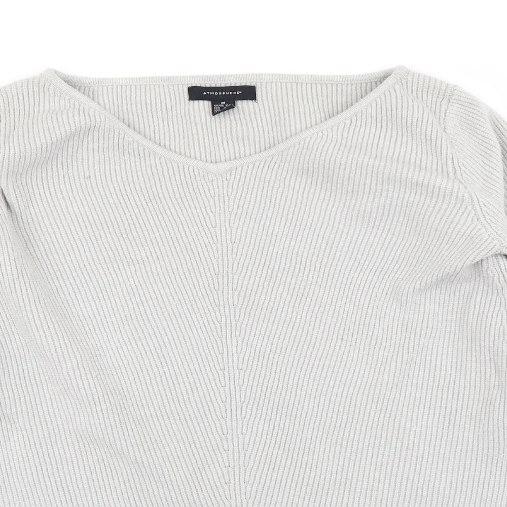 Atmosphere Womens Grey  Knit Pullover Jumper Size M