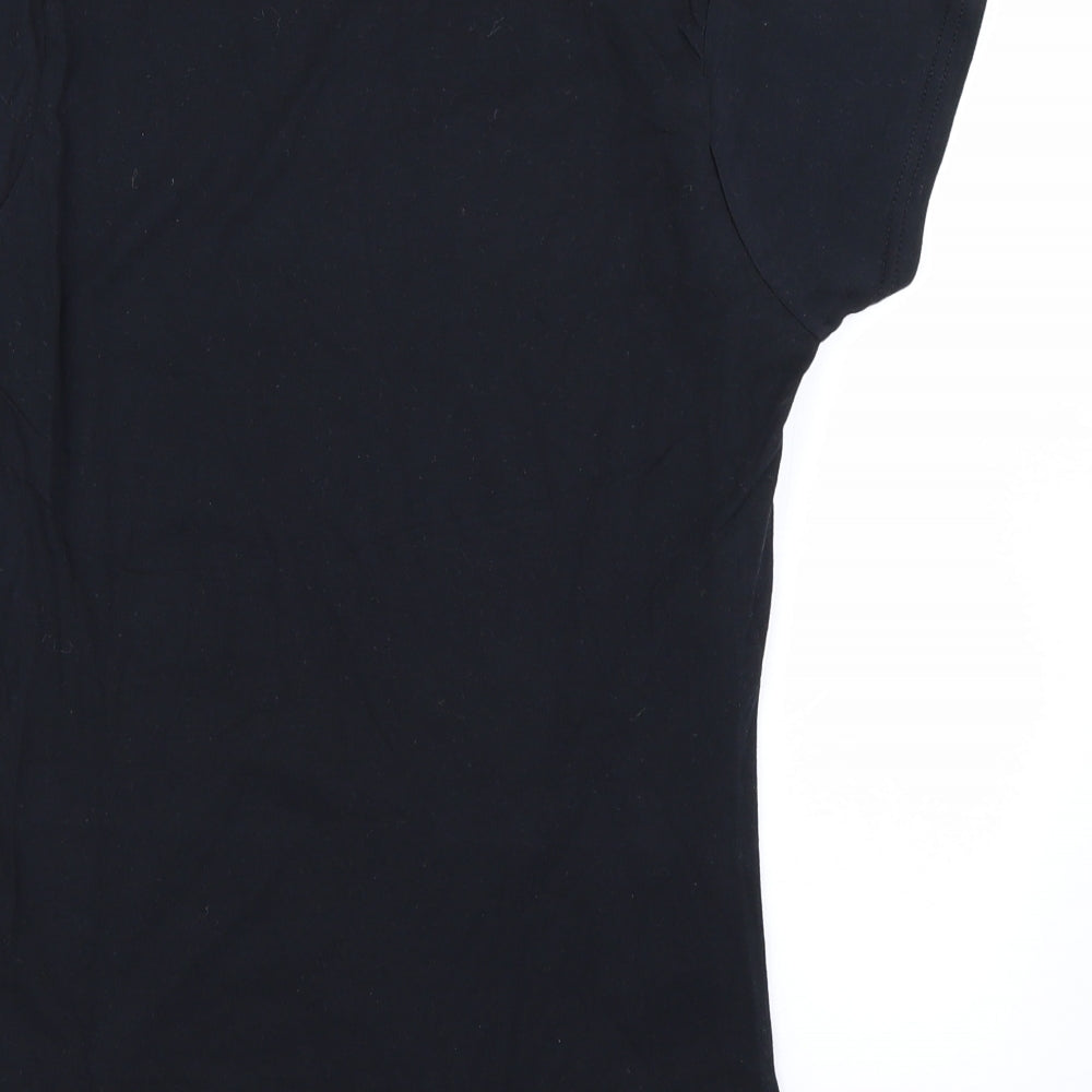 Gildan Womens Black   Basic T-Shirt Size M