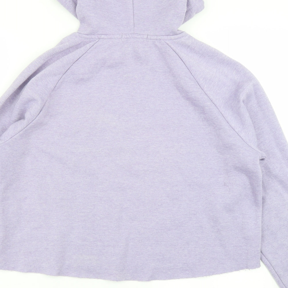 Primark Womens Purple   Pullover Hoodie Size S  - Cropped