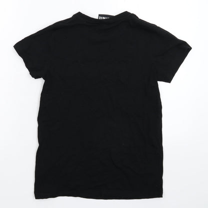 Preloved Matalan Womens Black   Basic T-Shirt Size L  - Fortnite - Back
