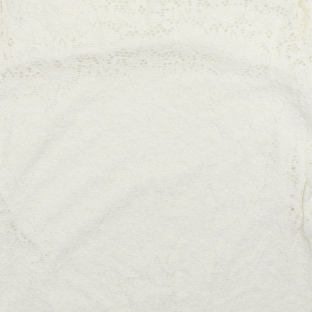 BM Womens White   Basic T-Shirt Size 12