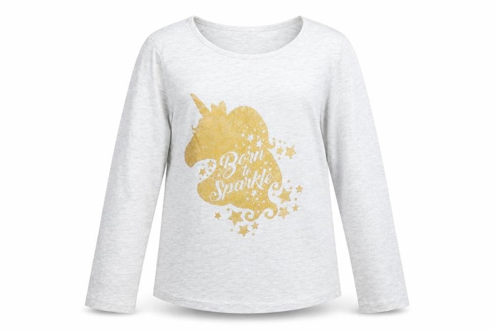 Matalan Girls Grey   Basic T-Shirt Size 8-9 Years