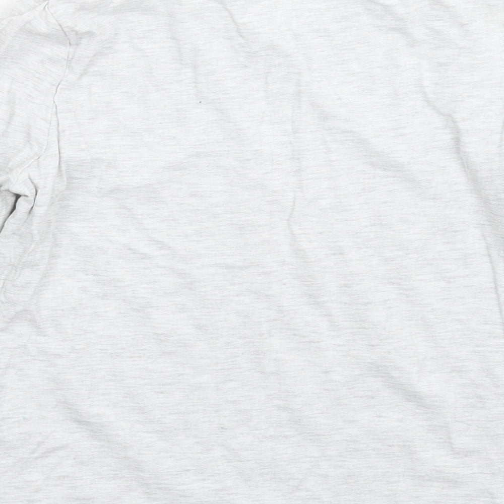 Matalan Girls Grey   Basic T-Shirt Size 8-9 Years