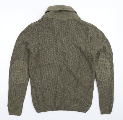 Next Womens Grey  Knit Pullover Jumper Size S