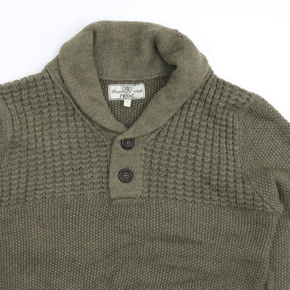 Next Womens Grey  Knit Pullover Jumper Size S