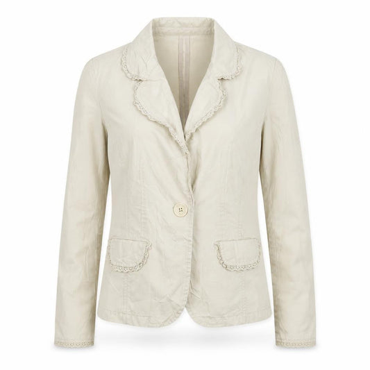 Front view of Red Herring women’s grey jacket blazer, size UK 10