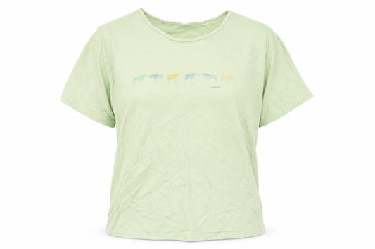sutton Womens Green   Basic T-Shirt Size L