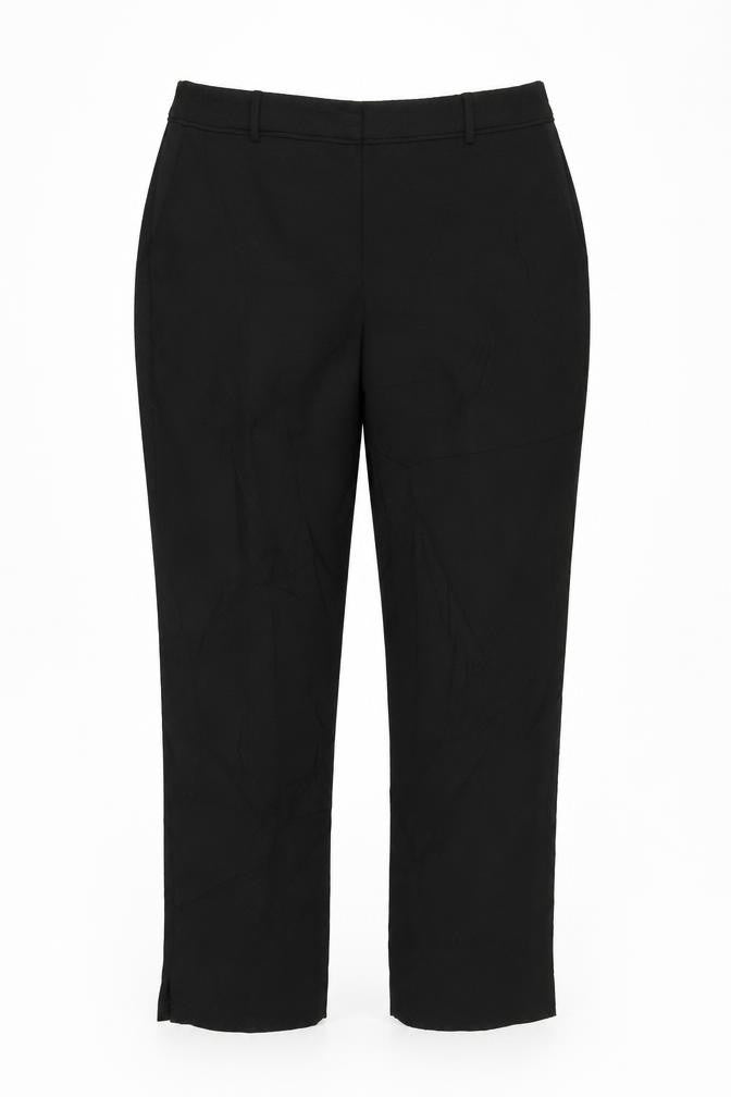 Pieces Womens Black   Trousers  Size 12 L27 in