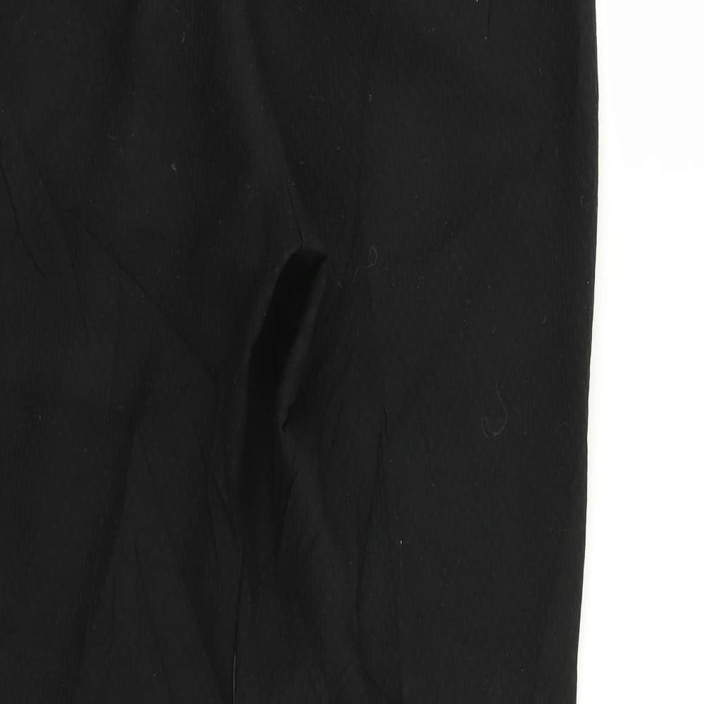 Pieces Womens Black   Trousers  Size 12 L27 in