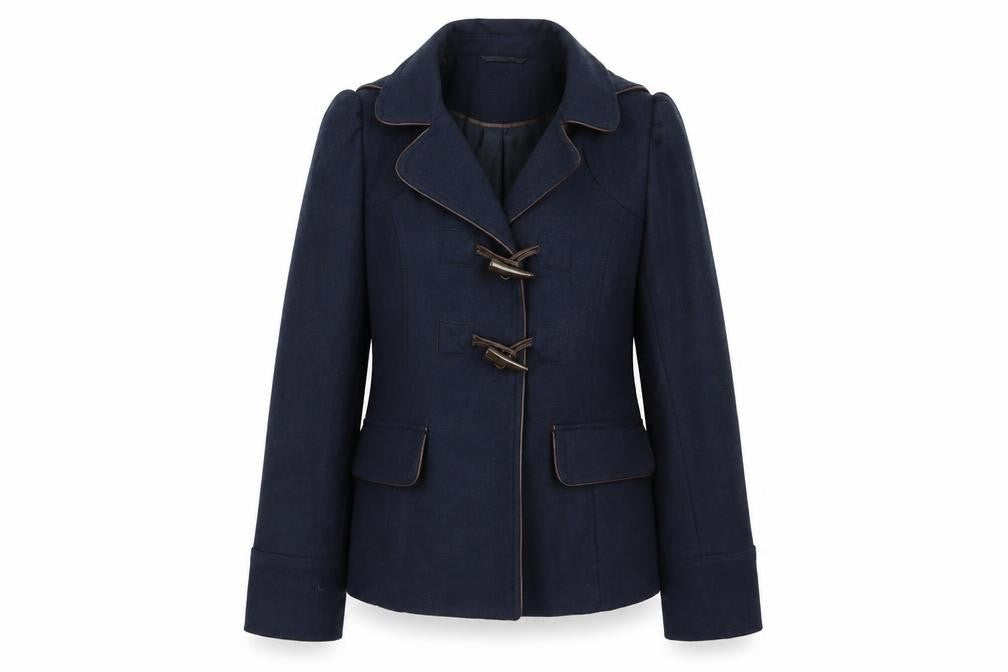 New Look Womens Blue   Overcoat Coat Size 8