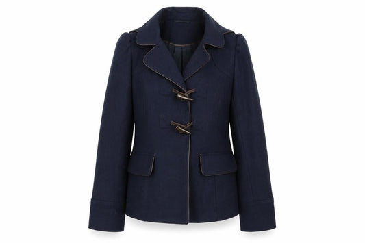 New Look Womens Blue   Overcoat Coat Size 8