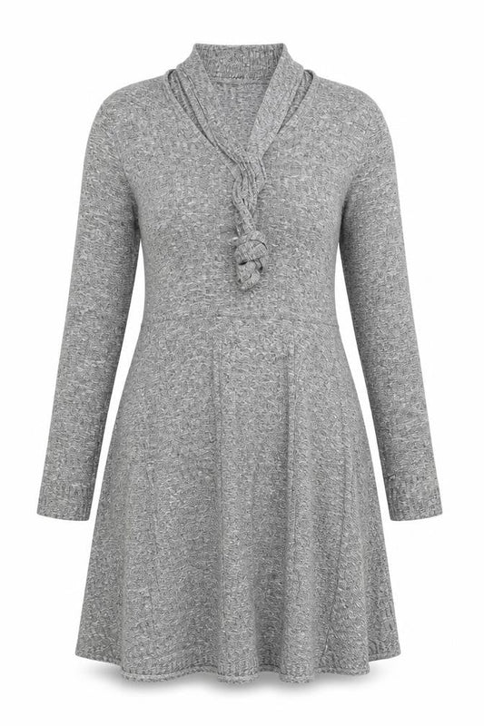 Papaya Womens Grey   Fit & Flare  Size L