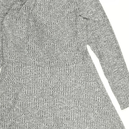 Brand and care label for Papaya women’s grey fit & flare, size L