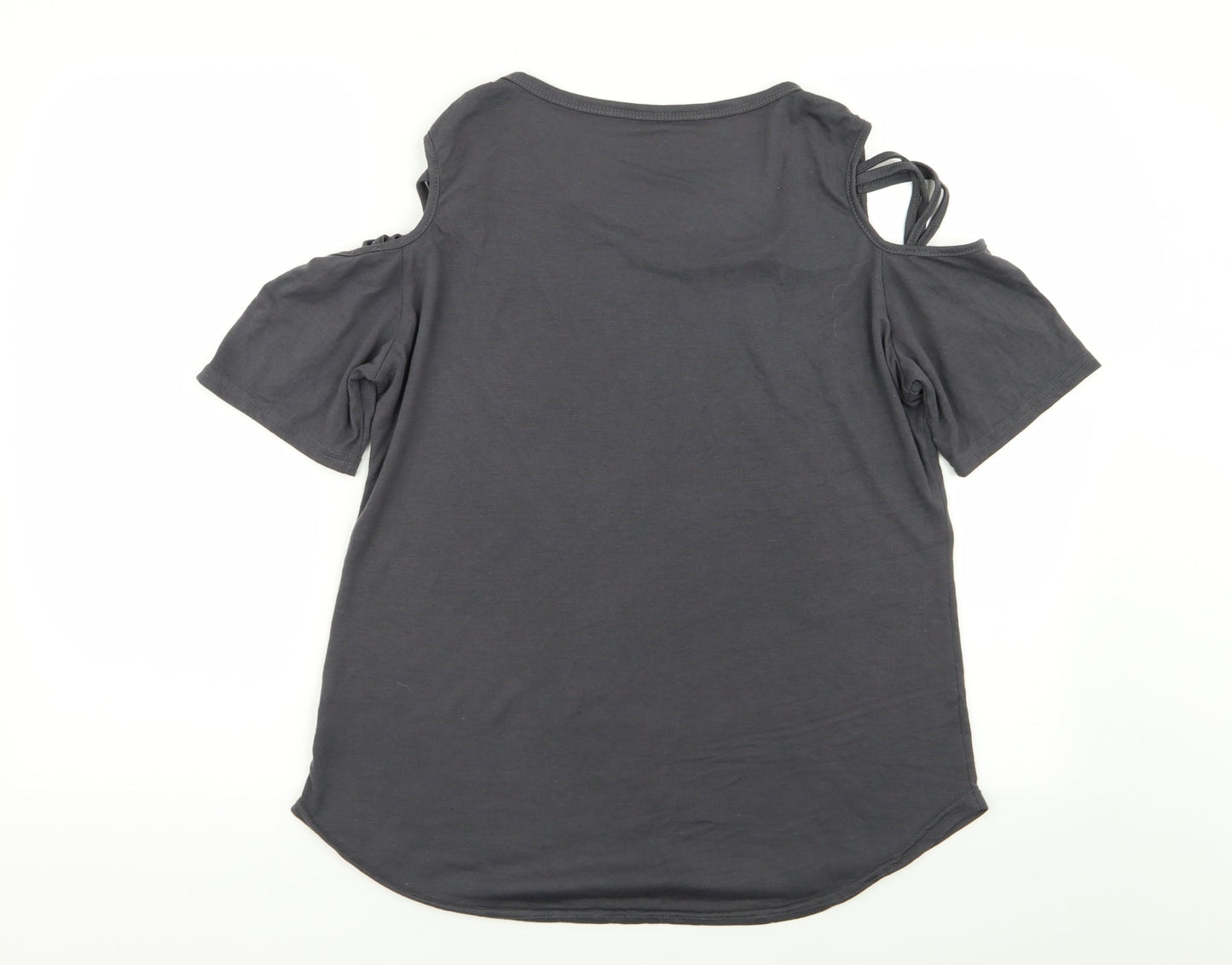 Preworn Womens Grey   Basic T-Shirt Size XL