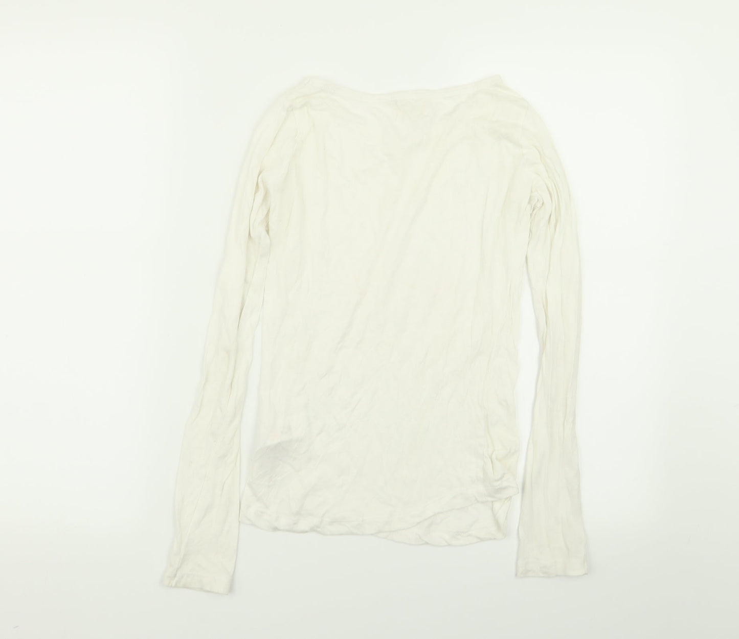 New Look Womens White   Basic T-Shirt Size 8