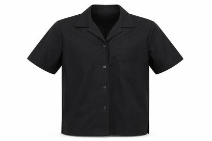 Florence Roby Mens Black    Button-Up Size L