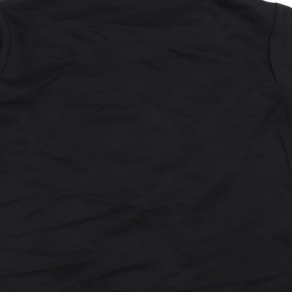 Florence Roby Mens Black    Button-Up Size L