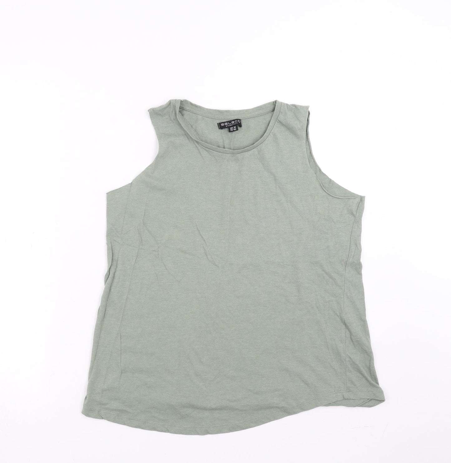 Select Womens Green   Basic Tank Size 14